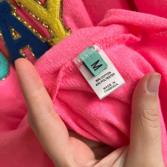 Judith March Hot‎ Pink Bright T Shirt Oversized Fiest1 Friday Teacher Tee - Picture 5 of 5